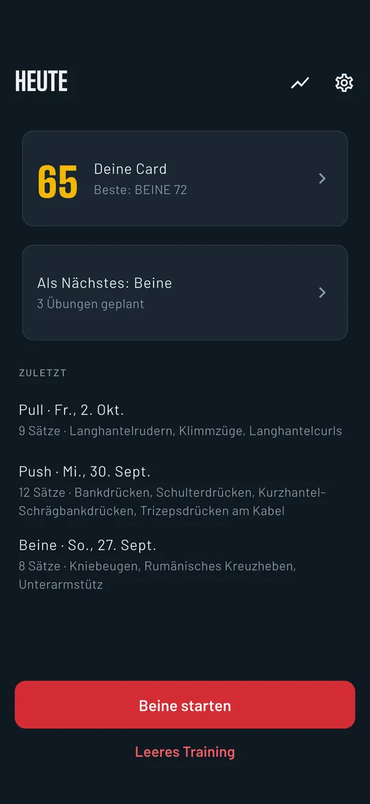 Repvoice-Pausentimer nach dem Eintragen eines Satzes