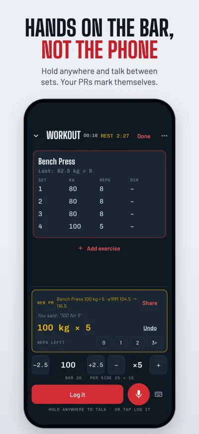 Logging a PR hands-free
